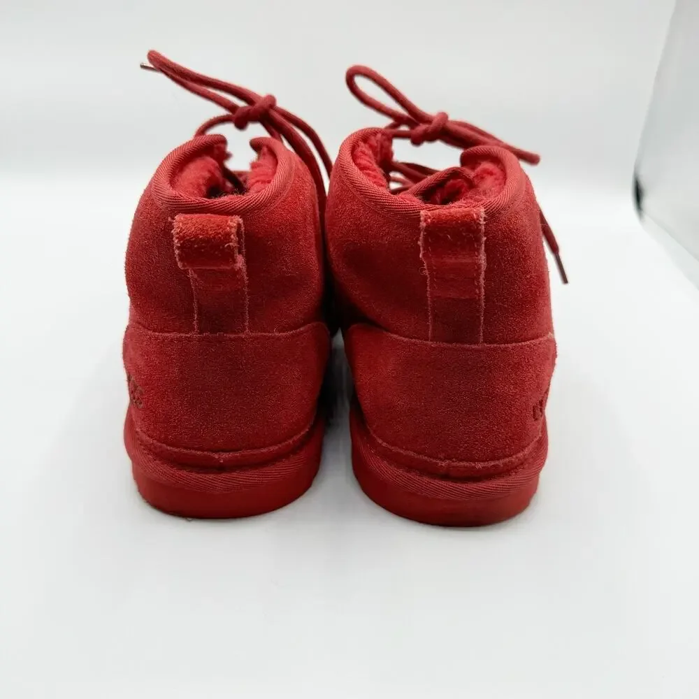 UGG Mens Neumel Chukka Ankle Boot 3236 Samba Red Suede Mens 9